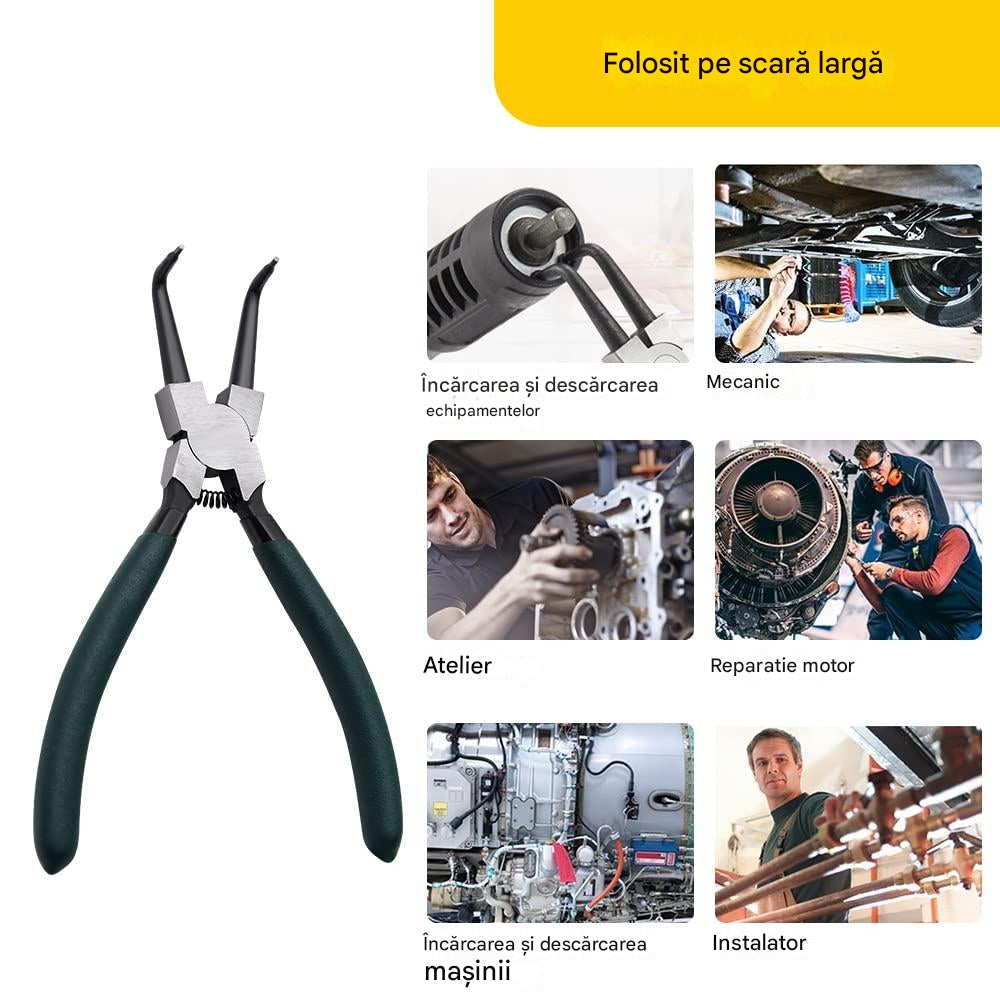 Speciális autóipari fogókészlet, Olajcsőfogó, Gépjármű-üzemanyagcső-eltávolító fogó, Olajcső-csatlakozó bilincsek, speciális benzinszűrő-eltávolító szerszámok