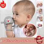 💝【50% popusta】👼Silikonska glodalica za bebe od 0 do 12 mjeseci, 🍼Duda za ruke za dojenje