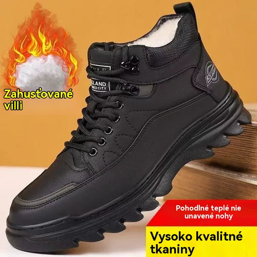 ❄️【Výprodejová akce: sleva 40%!】Nové pánské boty, pohodlné, lehké, s fleecovou podšívkou a extra teplé