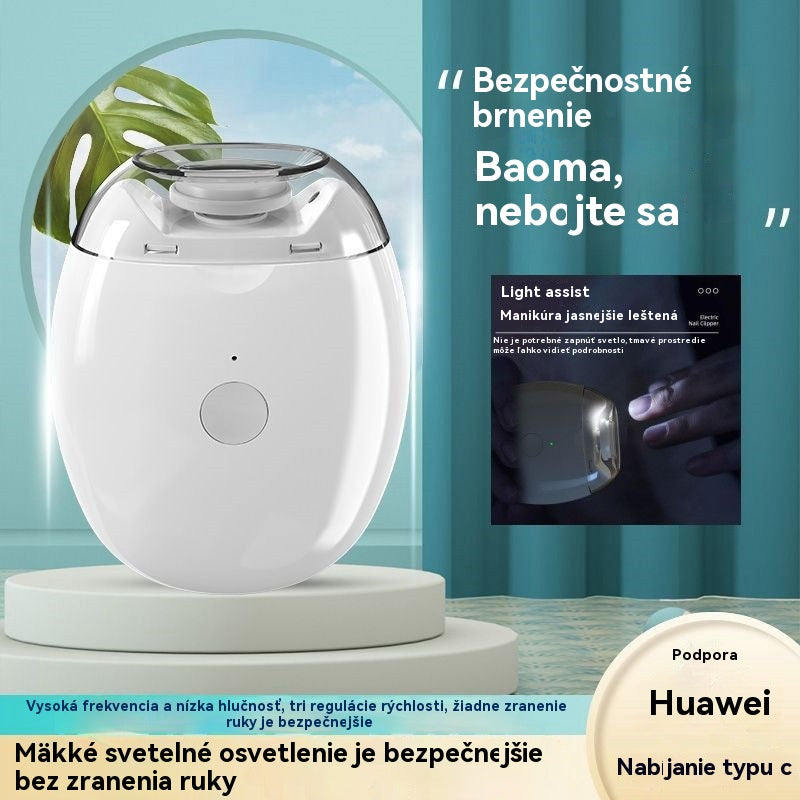 💅 Avtomatska pilica za nohte 1, varna in nežna nega nohtov 👶🔧