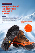 Protišmykové návleky na topánky s hrotmi a reťazou