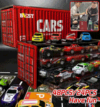 🎁48 uklonjivih mini automobila s ugrađenom garažom