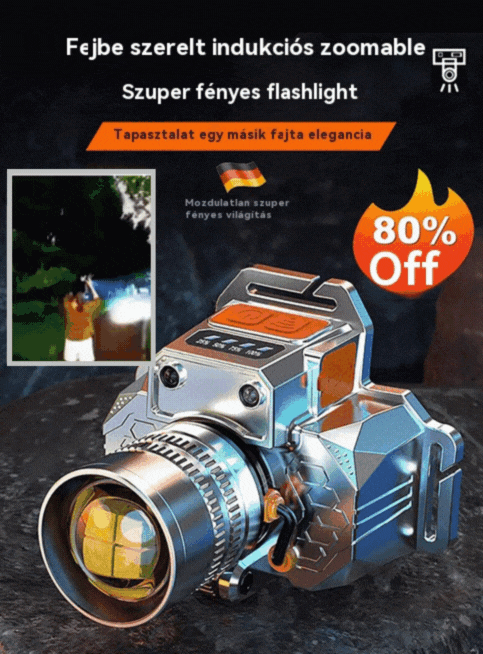 🔥Kültéri LED fényszórók nagy fényerővel és zoommal