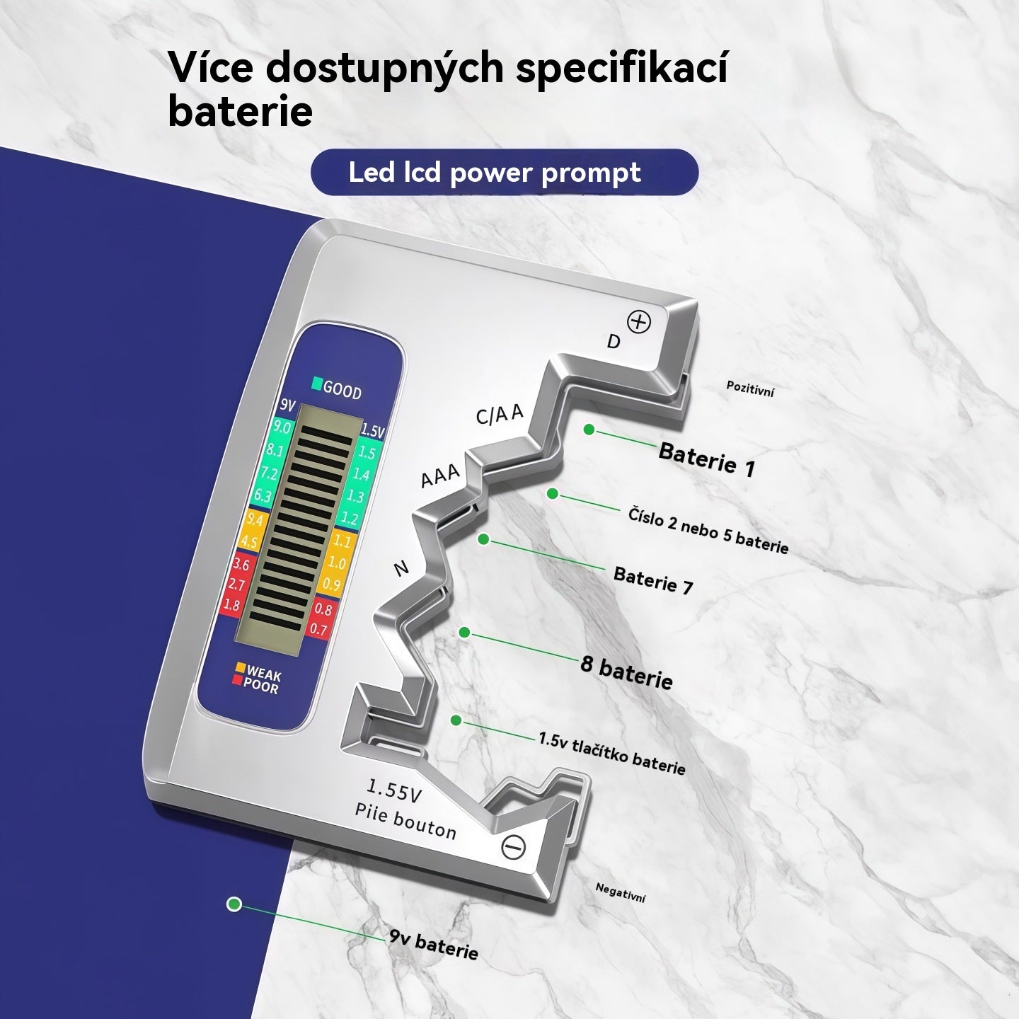 ⚡Testery baterií vám usnadní život