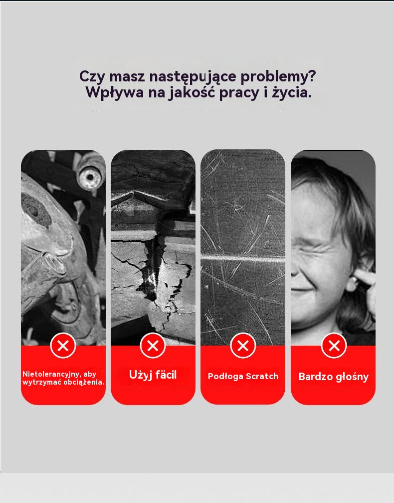 【4 koła + 16 śrub】🚪 Wspornik drzwi przesuwnych z kółkami – cichy, regulowany i łatwy w montażu 🔧