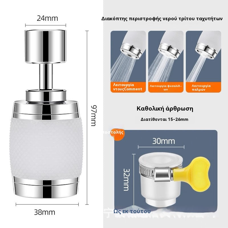 🔥💦 Univerzális konyhai csaptelep szűrővel | Fröccsenésgátló és nyomásfokozó