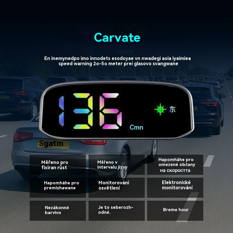 🚗Solární displej pro rychloměr auta