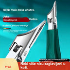 🔥Akcija – Popust do 50%!🔥【Set od 3 komada】Protuklizne i otporne na prskanje škare za nokte s 25° kosim rubom, sigurne i praktične