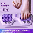 🔥Nový produkt💜Prenosný masážny prístroj na nohy s dvoma valčekmi💜
