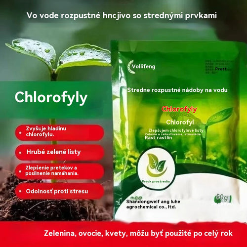 【5 vreciek 22 €】🌿🌿Vo vode rozpustné hnojivo bohaté na chlorofyl, vhodné na listovú hnojivu kvetov, ovocných stromov a zeleniny, podporuje rast koreňov, rast sadeníc a zvyšuje výnos. Vo vode rozpustné poľnohospodárske hnojivo.