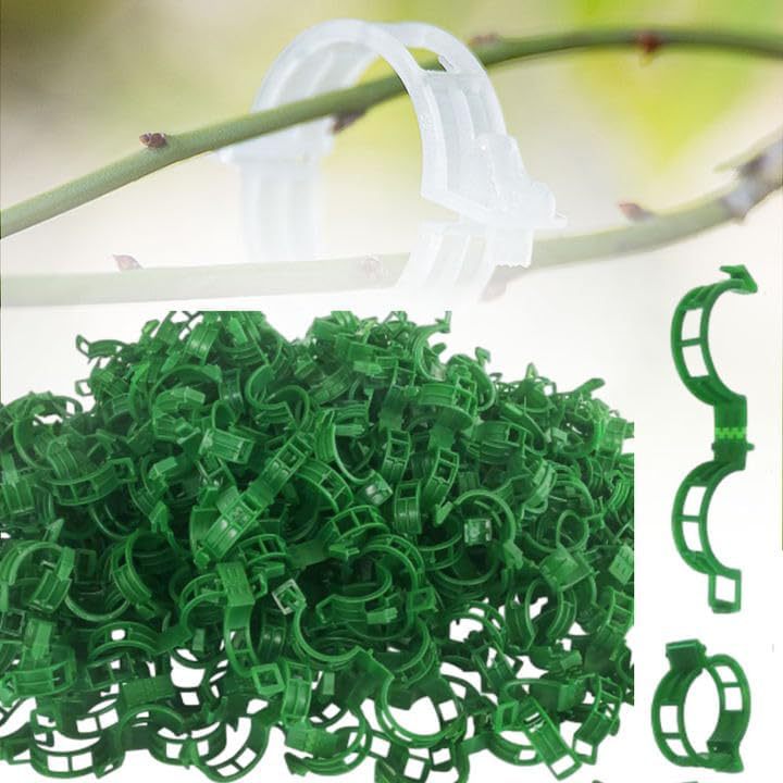 【200db】🔥🔥🔥🌱Rögzített műanyag növényi kapcsok