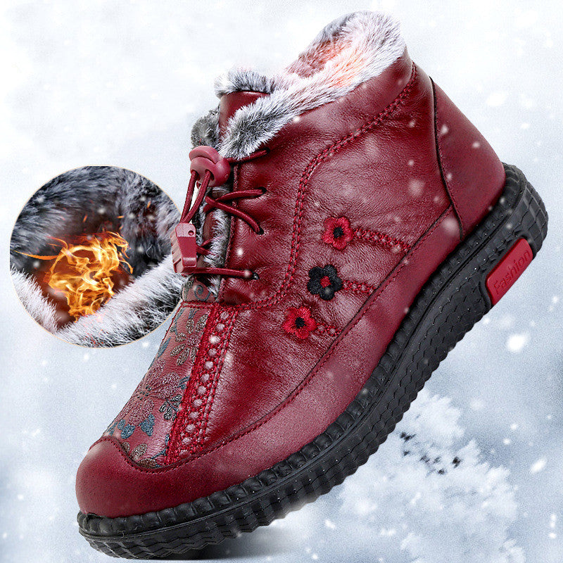 🔥Limitált ajánlat: 40% kedvezmény 🔥 Kézzel készített, valódi bőrből készült női bokacsizma, csúszásmentes és bélelt, Olaszországban gyártva