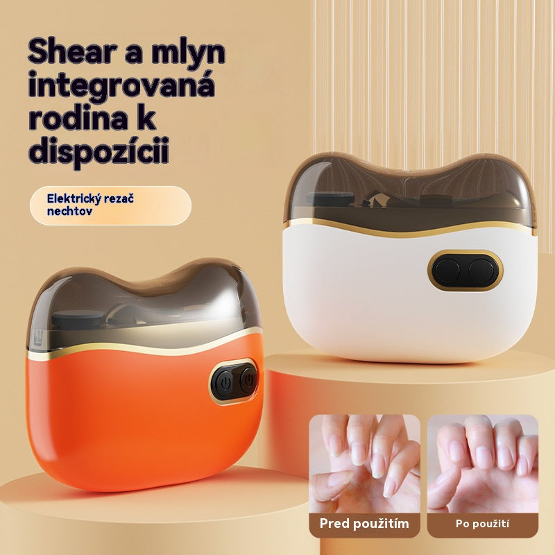 ✂️💅🔥 Multifunkčný elektrický pilník na nechty, elektrický klieštik na nechty s ochranou proti privretiu