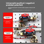 👍👍Univerzalni rotacijski prekidač za isključivanje akumulatora od 360° za automobile. Novi mesingani prekidač za isključivanje akumulatora velike snage sa zaštitom od curenja.