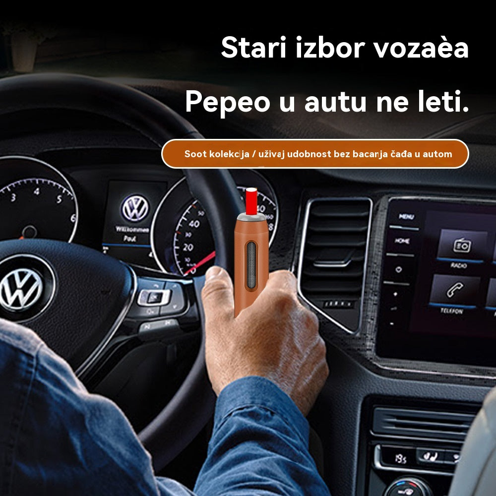🔥【Akcija – Kupi 2, dobiješ 2 gratis】🚗Prijenosna pepeljara za automobil, sakupljač pepela, pušenje bez padanja pepela