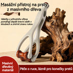 🌿【Kupte jeden, druhý dostanete zdarma】Masážní pomůcka na prsty z masivního dřeva: Válečky z přírodního dřeva pomáhají odblokovat meridiány kloubů a zmírnit únavu rukou. 🌿