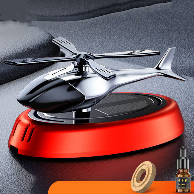 🔥🔥Montowana w pojeździe dekoracja samolotu zasilana energią słoneczną, innowacyjna aromaterapia zasilana energią słoneczną, może być obracana, gdy jest światło słoneczne, a zapach będzie trwał przez długi czas