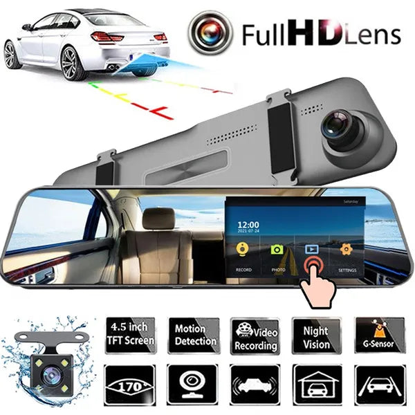 🚗🎥【Plaćanje pouzećem-50% popusta】💥Ultra HD visokoučinkovita kamera za automobil s punim zaslonom
