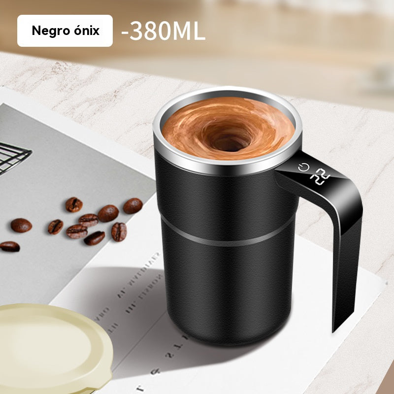 ☕🔋Újratölthető kávésbögre-készlet automata mágneses keverővel⚡