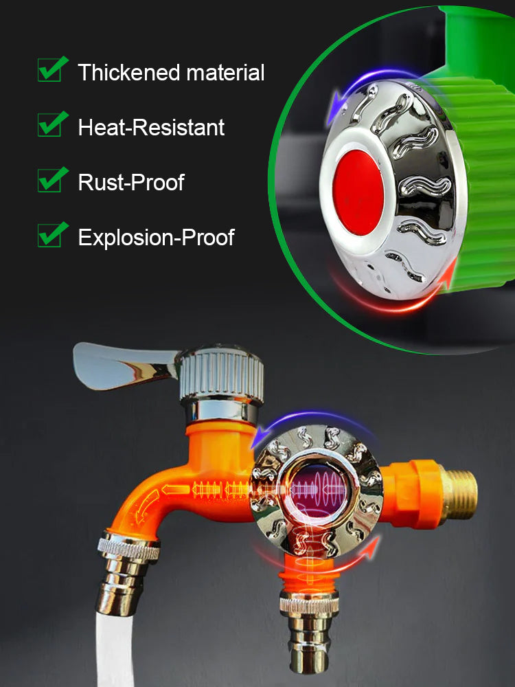 💦Fagyálló kültéri csaptelep kettős vezérléssel