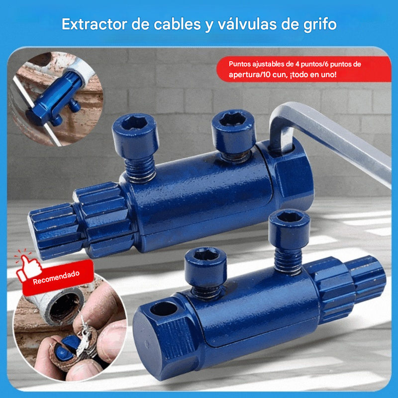 🧰⚒Extractor de roscas rotas para machos de roscar angulares, machos de roscar universales