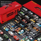 🎅Vianočný výpredaj - 50% zľava🎁 48 mini autíčok s naťahovacou zadnou časťou a vstavanou garážou