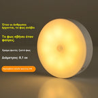 🏡【Αγοράστε 1 και πάρτε 1 δωρεάν】💡Έξυπνο φως LED με λειτουργία ανίχνευσης ανθρώπινου σώματος, εύκολο στη φόρτιση και πρακτικό