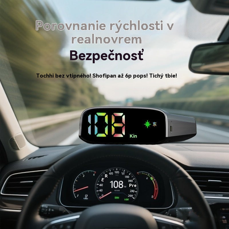 🚗🔥【Kúpte jeden a druhý dostanete zadarmo】 Rýchlomer do auta s displejom napájaným solárnou energiou