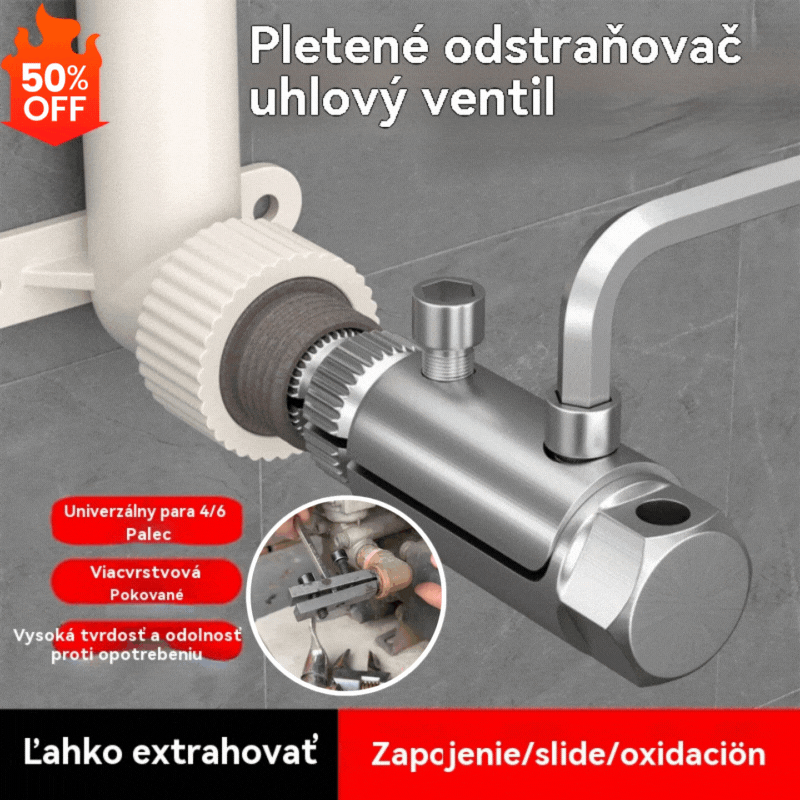 🔥Odstraňovač pretrhnutých závitov pre rohový ventilový kohútik, univerzálny kohútik