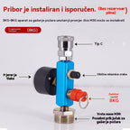 👍👍Prenamjena domaće boce za gašenje požara u plinsku bocu za velike nadmorske visine, plinsku bocu za kampiranje na otvorenom i piknik, s plinskim ventilom za ponovno punjenje.