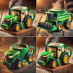 【Horký prodej】🚜☕Retro hrnek na kávu ve tvaru zemědělského traktoru