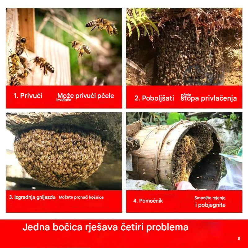 【1 KOM】🐝 Mast za privlačenje pčela: Prirodna formula, brzo djelovanje! Brzo rješenje za privlačenje rojeva u košnicu!