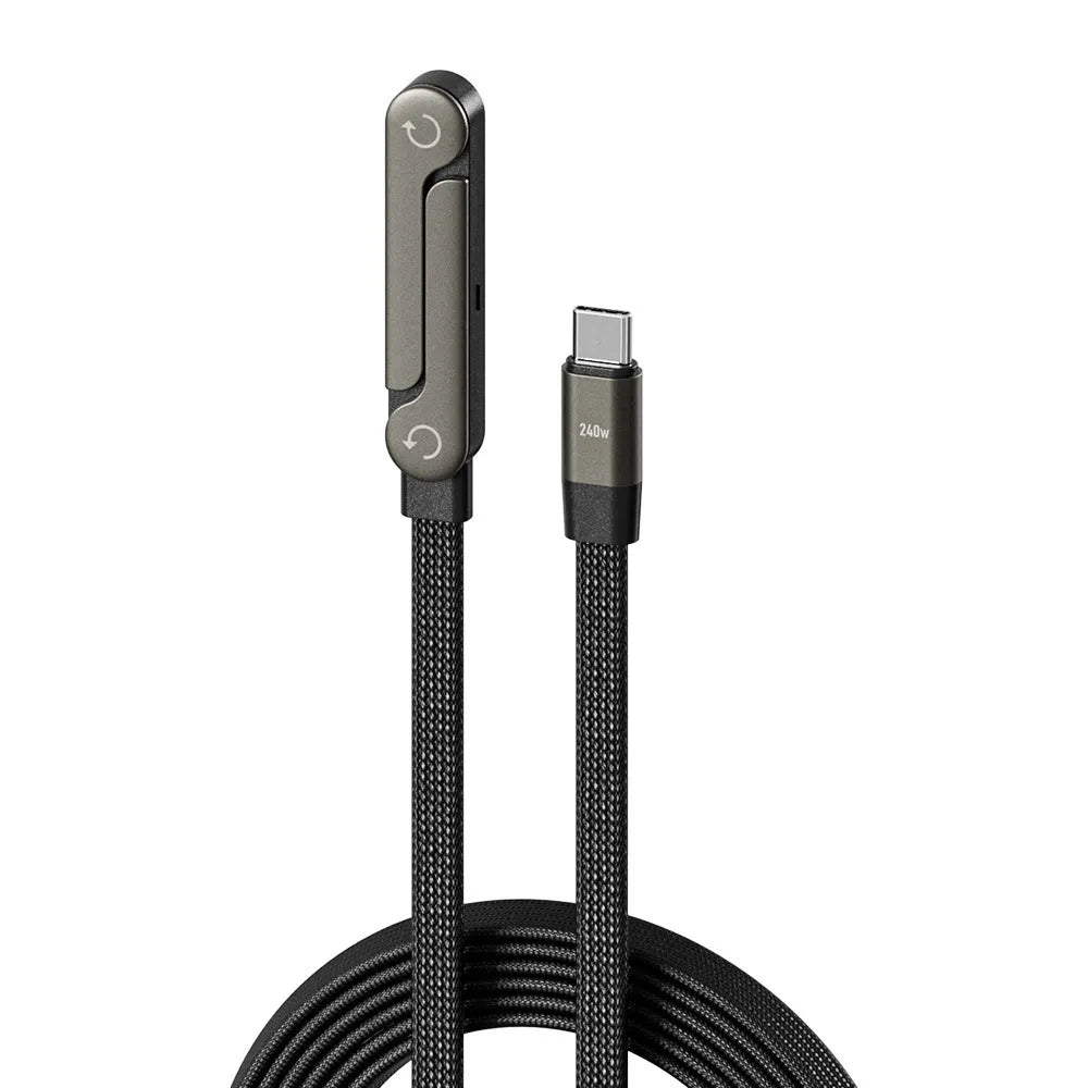 Kabel za hitro polnjenje 2 v 1 z nastavljivim držalom za telefon