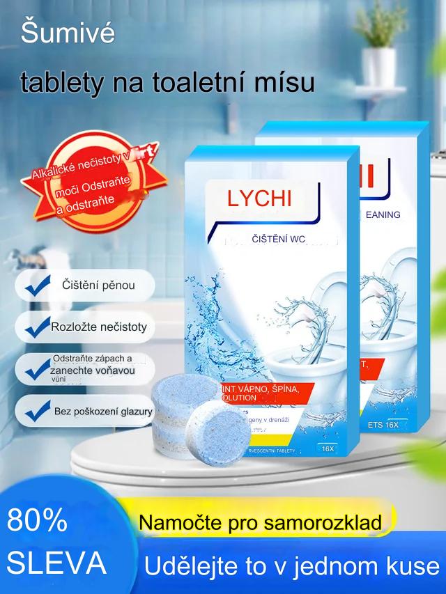 🌟【Při koupi 2 získáte 1 zdarma】💦16 tablet v krabici, silná čisticí pěna na toalety