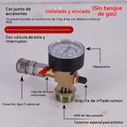 👍👍Przeróbka domowej roboty butli z gaśnicą na butlę z gazem do użytku na dużych wysokościach, butlę z gazem do użytku na kempingu i pikniku, z możliwością ponownego napełniania zaworem gazowym.