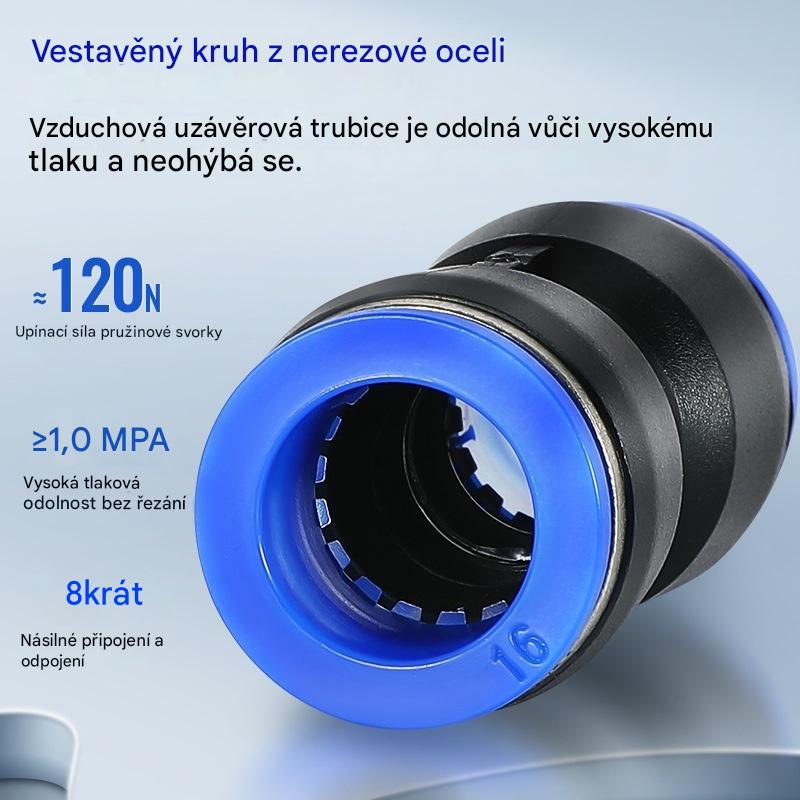 🔥✨Sada fitinek pro pneumatickou hadici 1/4 palce s nástrčným konektorem⚡🔧