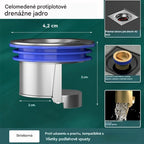🔥🔥 Univerzálny mosadzný podlahový odtok s protizápachovým deodorizačným jadrom 🚿✨