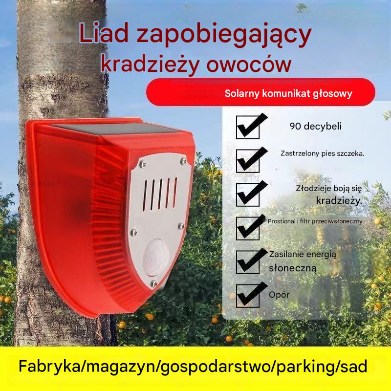 👏👏【Niezbędne narzędzie na farmie】Lampa alarmowa zasilana energią słoneczną