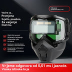 🔥【Najprodavaniji proizvod】Potpuno automatska maska za zavarivanje s promjenjivom svjetlošću i zaštitnom maskom za zavarivače