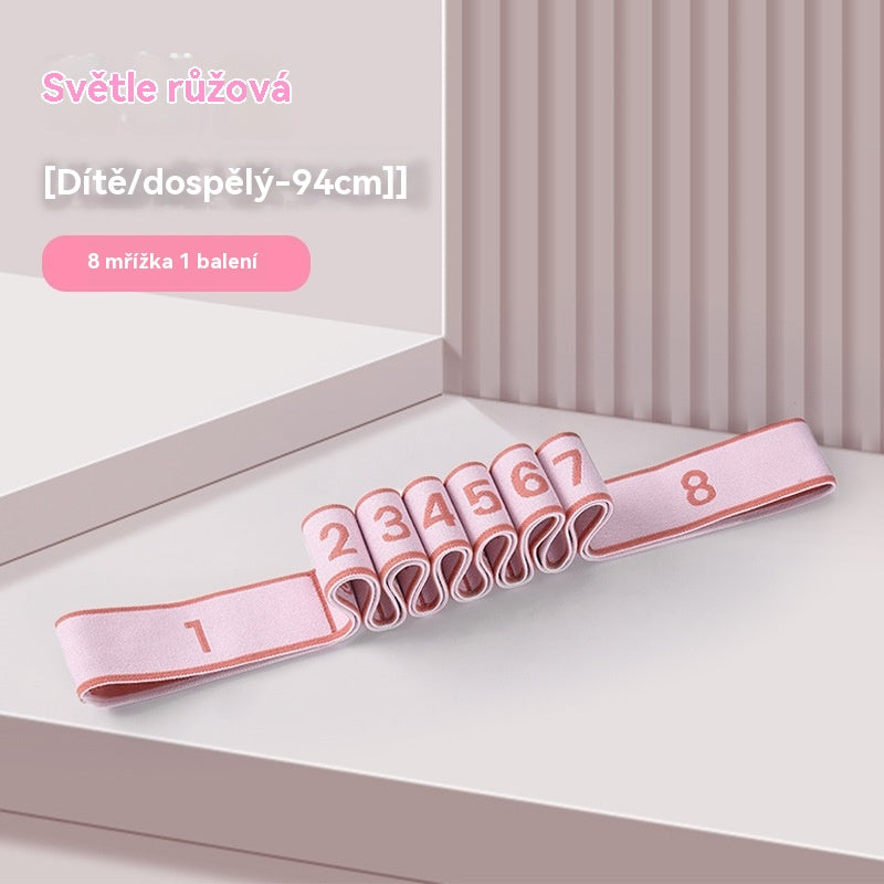 Ιμάντας αντίστασης και ελαστικότητας, κατάλληλος για καθημερινή μυϊκή άσκηση και διατάσεις ποδιών, ιδανικός για άτομα που γυμνάζονται καθώς και για άτομα μέσης και μεγαλύτερης ηλικίας.