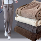 🔥✨【M-3XL】【40-110KG】👖Нови дамски еластични широки панталони, стилни и ежедневни