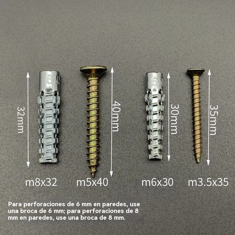 🔥【100 setova】🔩 Super jaka nazubljena metalna sidra za čvrsto pričvršćivanje na bilo koji zid