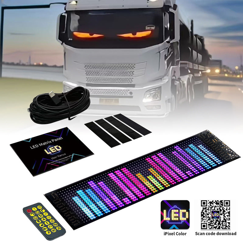 💡🎫 Изключително тънък и гъвкав мек LED екран за кола