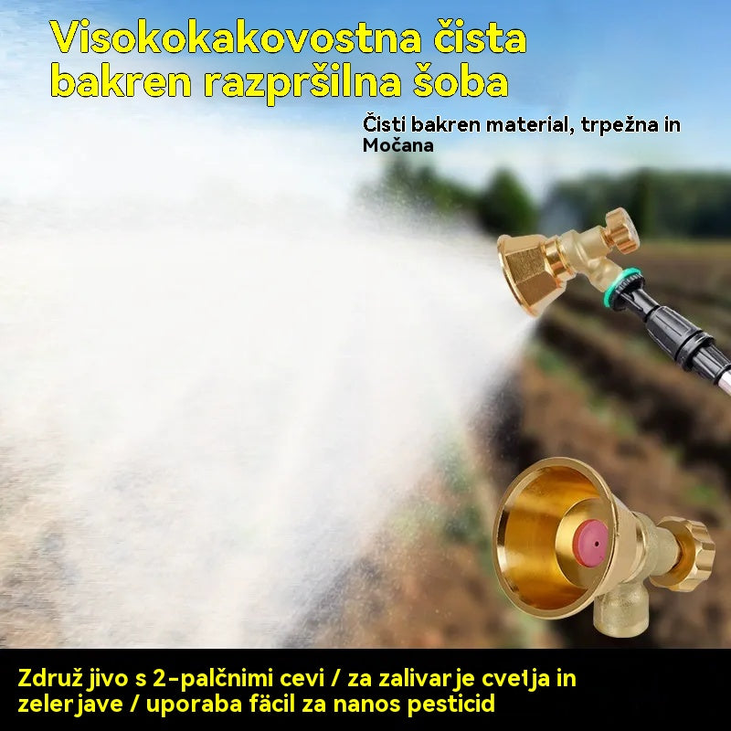 💦【Kupi enega, dobi enega gratis】Nastavljiva medeninasta namakalna šoba za kmetijsko škropilnico 🌾