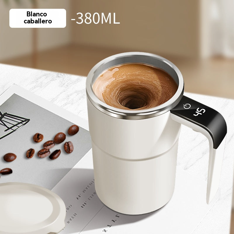 ☕🔋Újratölthető kávésbögre-készlet automata mágneses keverővel⚡