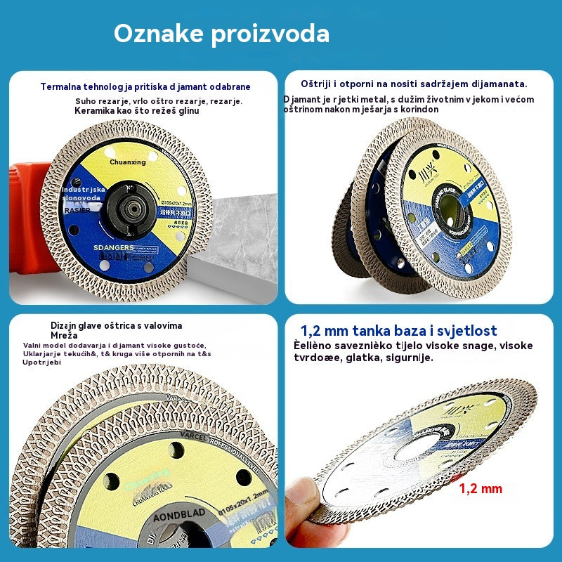 🔥Ograničena ponuda – Popust do 50%!🔥【3 komada】Ploče za rezanje kamenih pločica, vitrificiranih pločica i keramike bez prašine