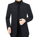 🔥Sleva 40% + Doprava zdarma🔥🧥【40-90kg】Pánský zimní vlněný kabát, odolný proti větru a hřejivý, stylový a vysoce kvalitní
