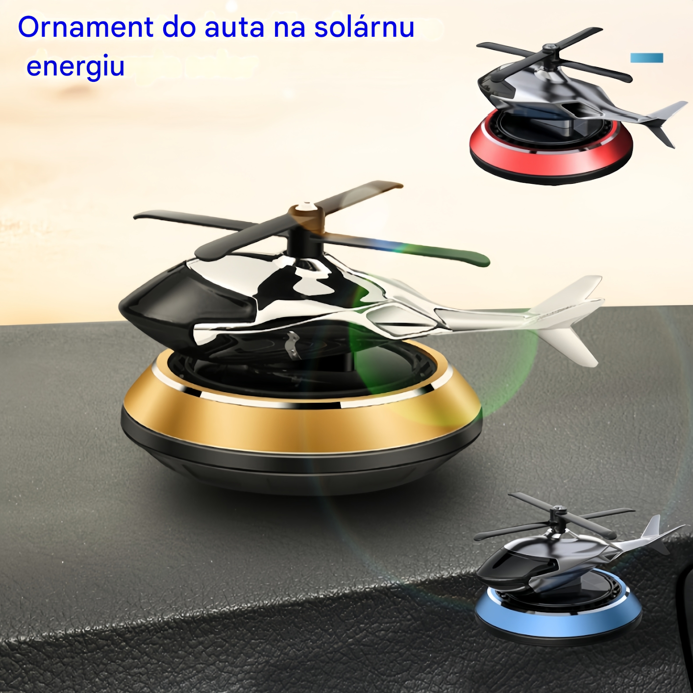 🔥🔥【Kúpte jeden, druhý dostanete zadarmo】Solárna dekorácia lietadla namontovaná na vozidlo, inovatívna solárna aromaterapia, dá sa otáčať, keď je slnečné svetlo, a vôňa vydrží dlho.