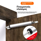 👍👍【Časově omezená nabídka】Pneumatické zavírání dveří, měkké zavírání dveří, tichý návratový mechanismus