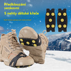 👴🚶🏔️❄️Kúpte štyri a štyri dostanete zadarmo🔥Neviditeľné 5-zubové protišmykové popruhy na mačky, outdoorové mačky, vhodné na turistiku v snehu, horolezectvo, lezenie po skalách a zimné ľadové povrchy, nevyhnutnosť pre seniorov.